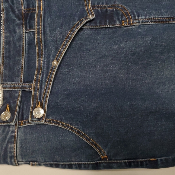 Fashion to Figure High Rise Cross-over Skinny Jeans - Picture 5 of 11